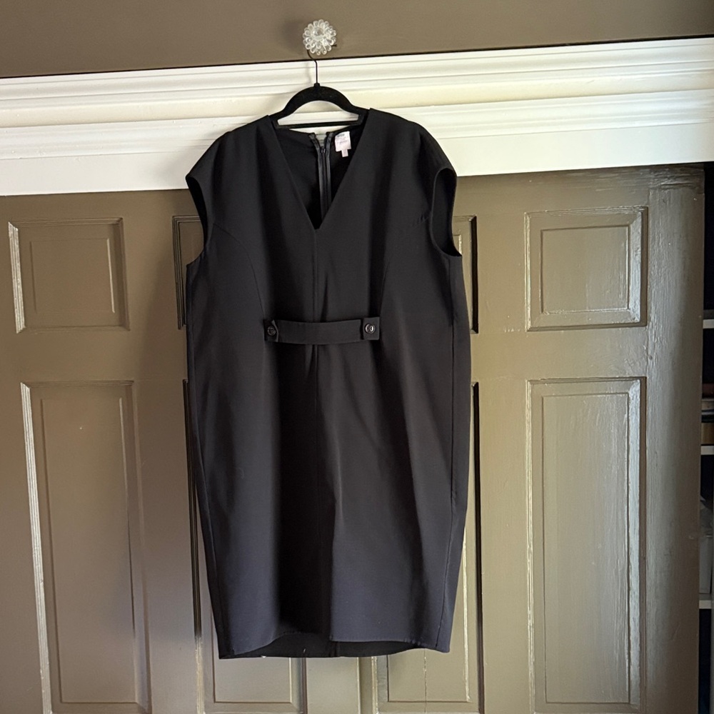 Ann Mashburn Elegant Crepe Black Women's Dress